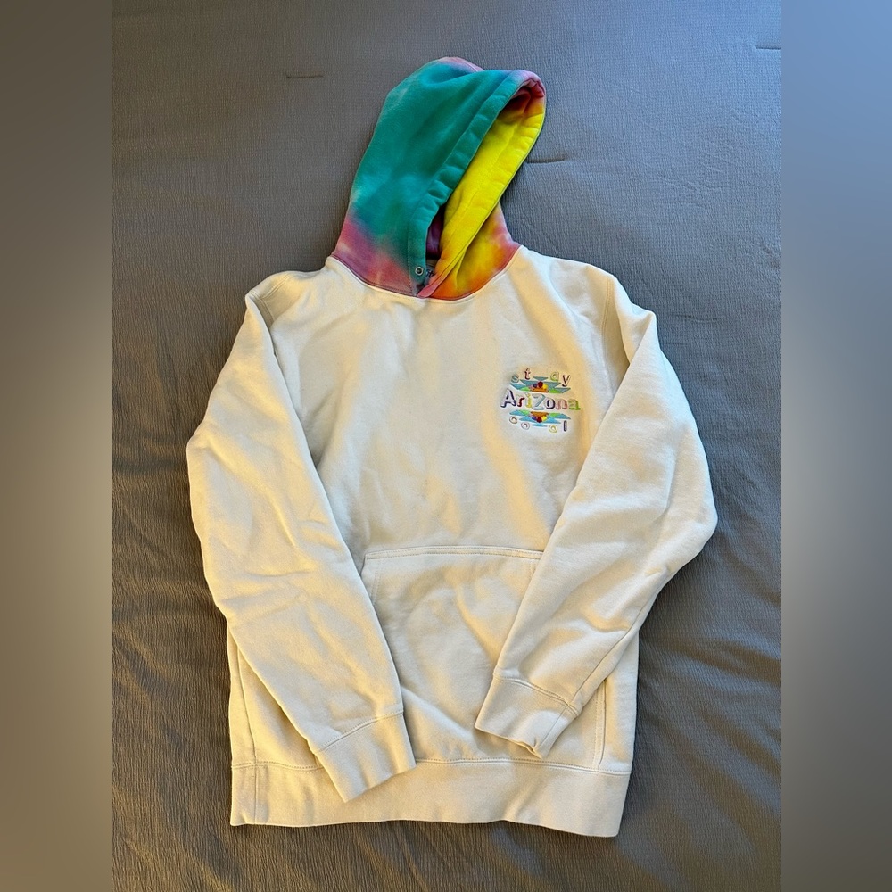 AriZona Beverage Co. x Stay Cool NYC tie dye cream hoodie